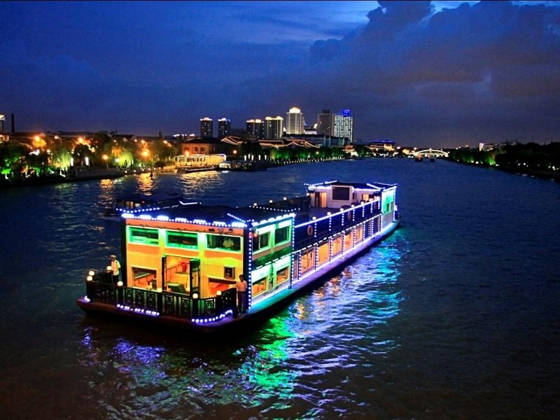 夜游古运河游船_苏州夜游古运河游船门票价格